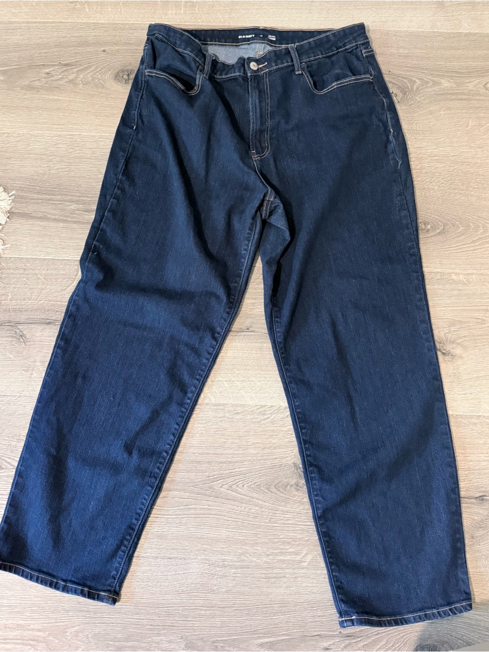 Old Navy Dark Blue Wide Leg Baggy Jeans